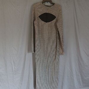 The Fifth Label Black and White Backless Dress